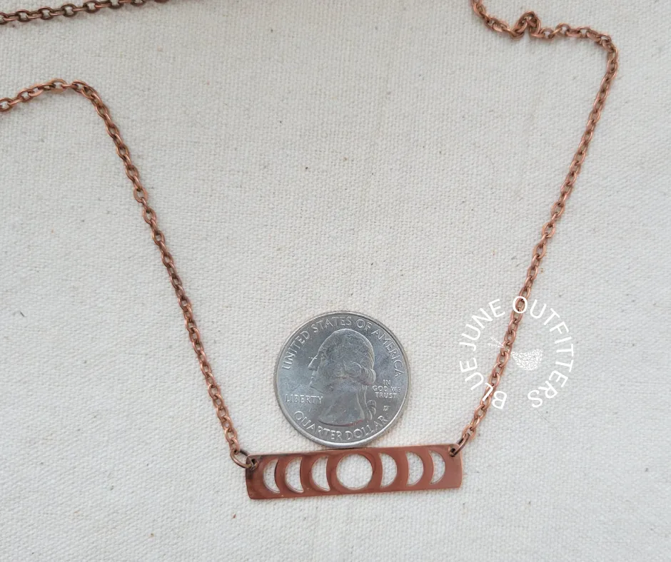Bohemian Moon Phase Necklace