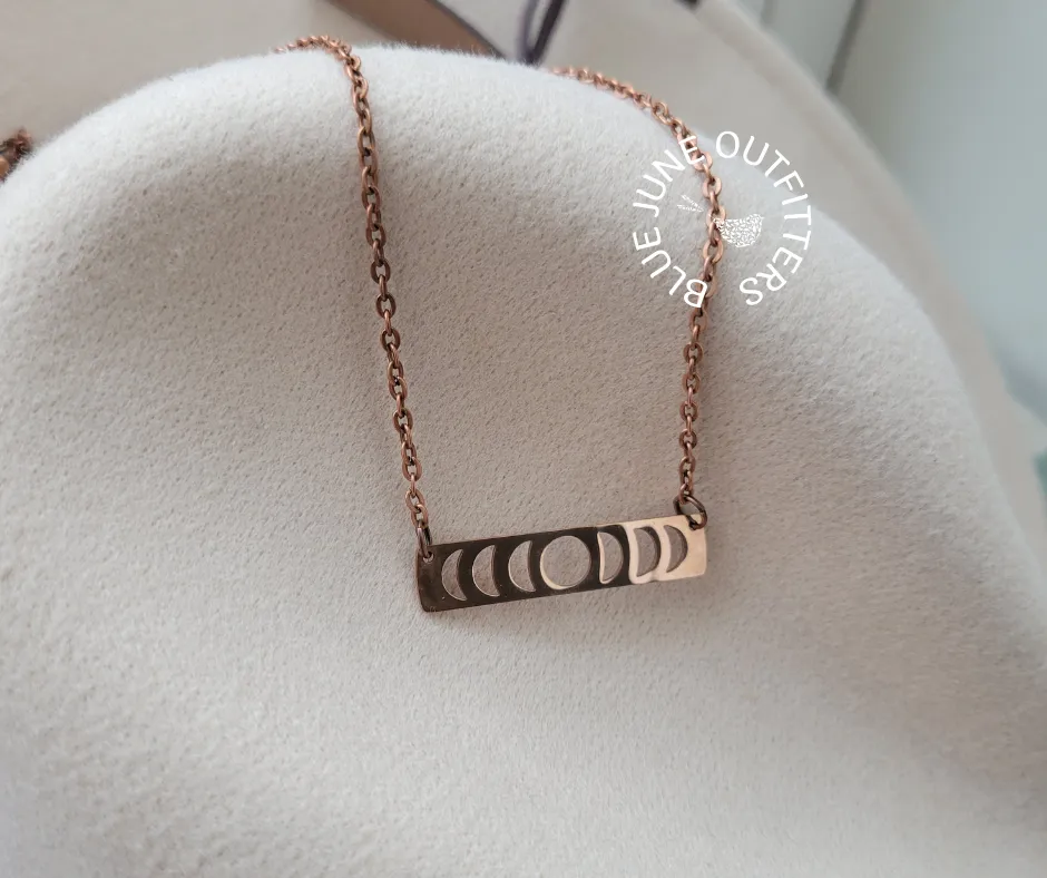 Bohemian Moon Phase Necklace