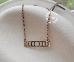 Bohemian Moon Phase Necklace