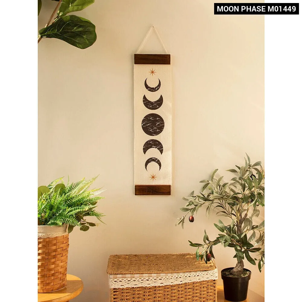 Boho Butterfly Moon Phase Tapestry for Home Decor