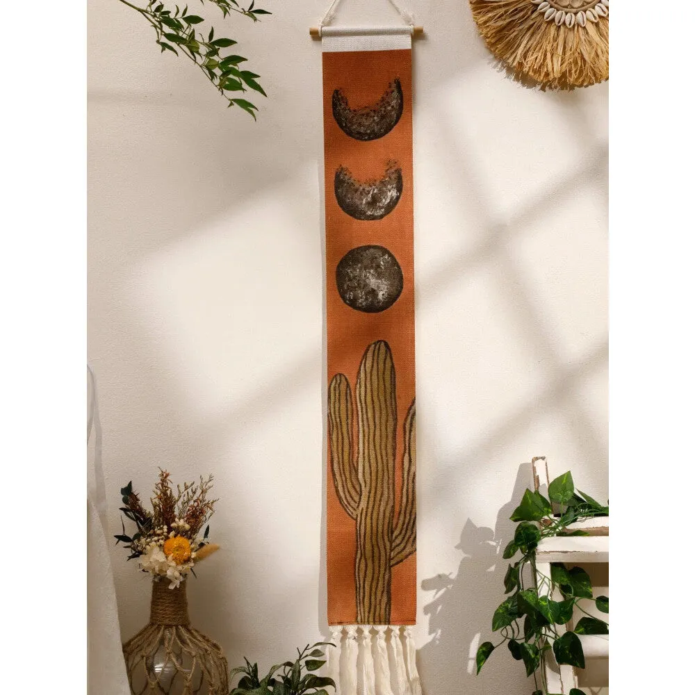 Boho Macrame Moon Phase Tapestry for Home Decor