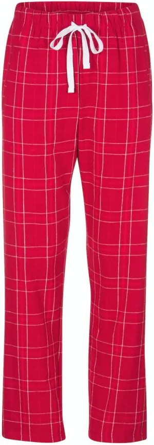 boxercraft Haley Flannel Pants for Women, 100% Cotton Flannel Pants with Side Pockets and Adjustable Drawstring