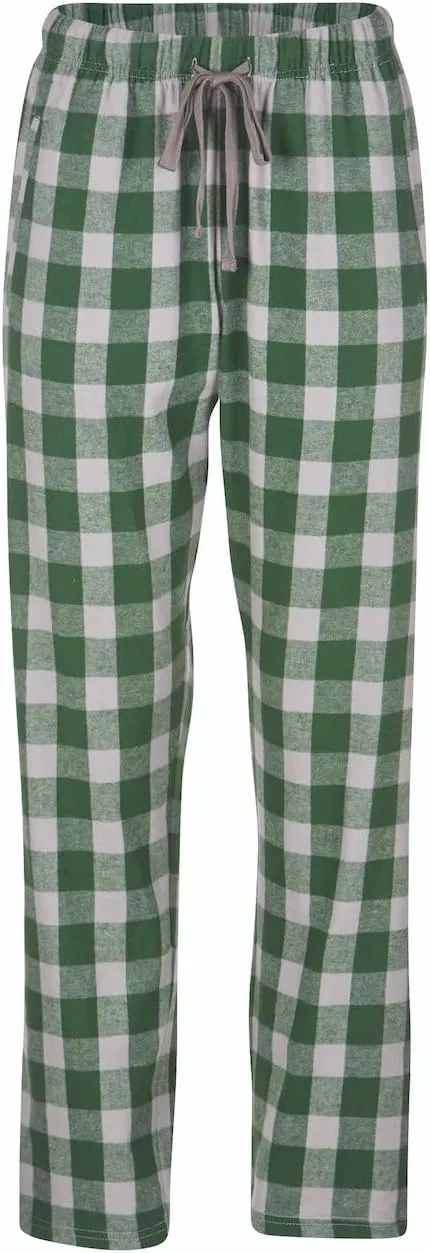 boxercraft Haley Flannel Pants for Women, 100% Cotton Flannel Pants with Side Pockets and Adjustable Drawstring