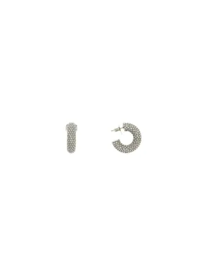 Cameron Crystal Hoop Earrings
