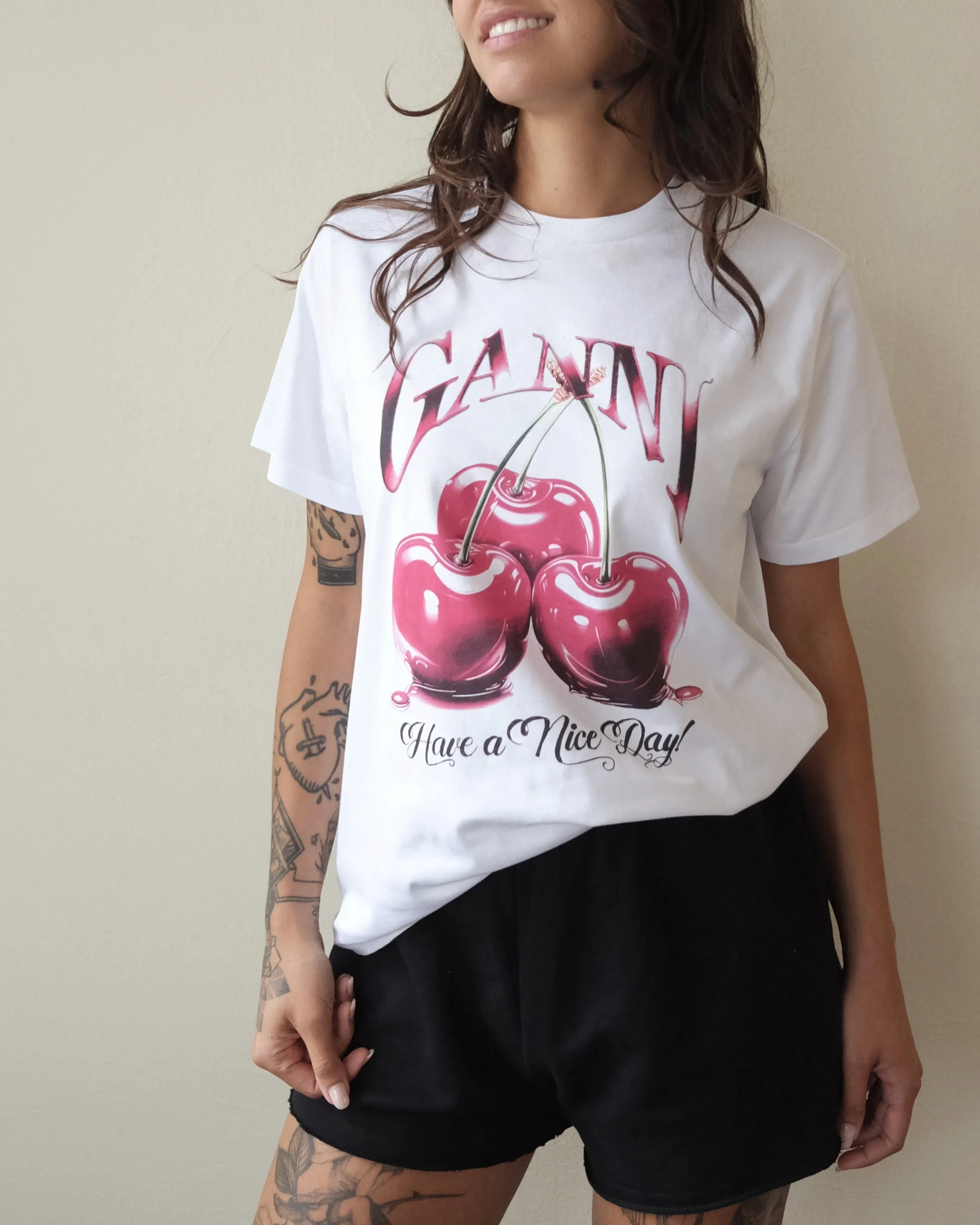 Cherry Relaxed Tee