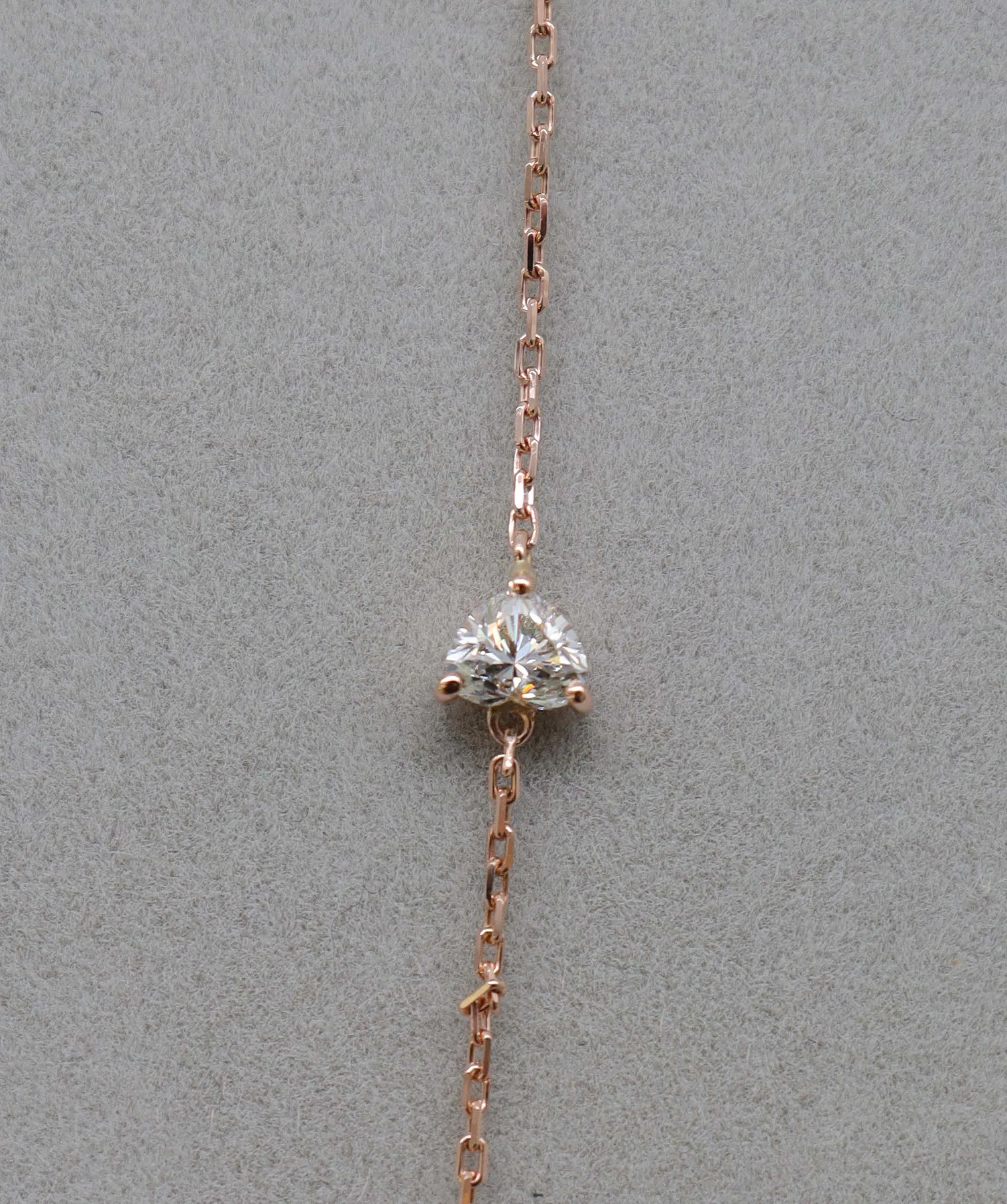 Choker heart cut And Oval cut design Rose

gold DXBS2962