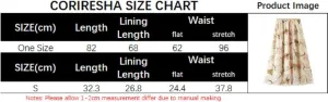 CORIRESHA Women's Summer Tulle Dragonfly Embroidery Elastic Waist Mesh A Line Midi Skirts