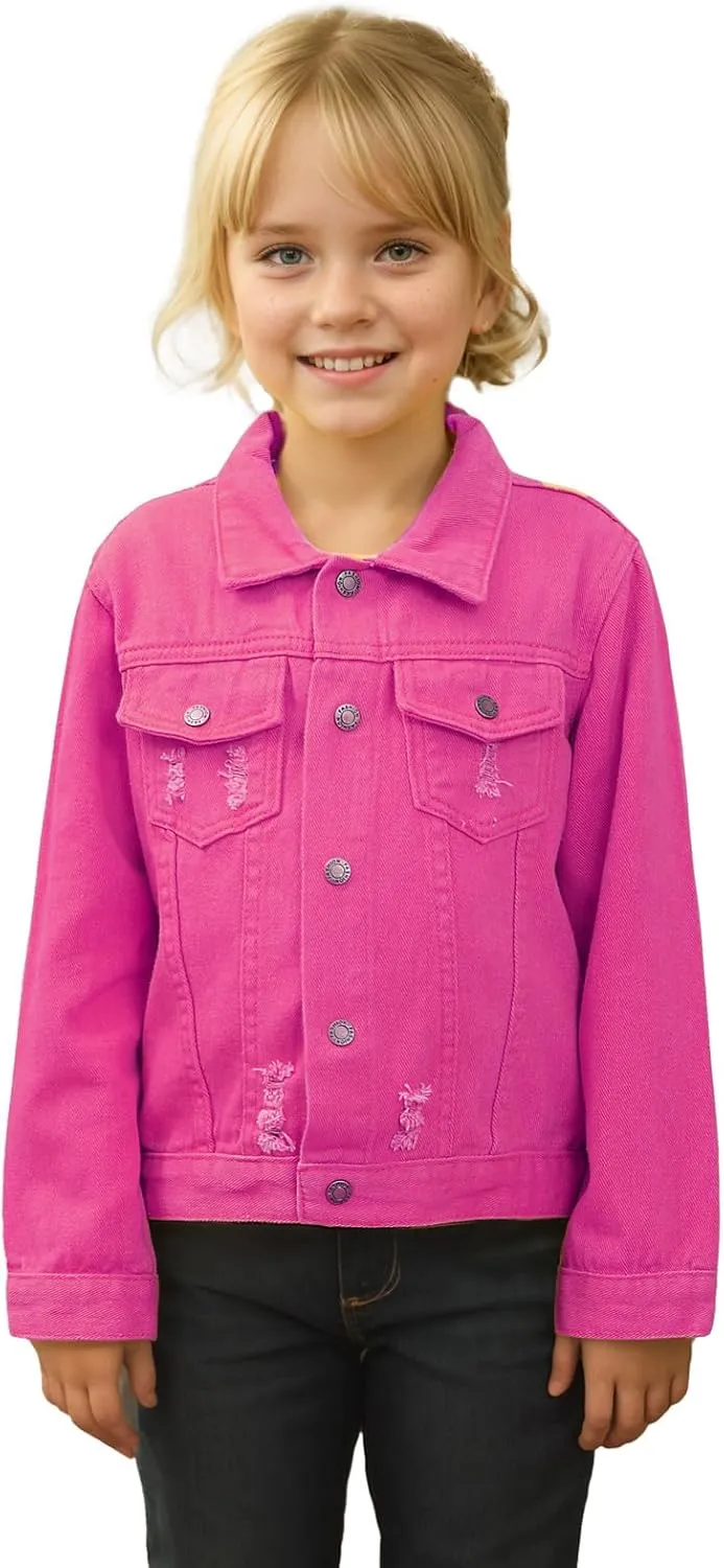 Cromoncent Classic Denim Jacket for Boys Girls