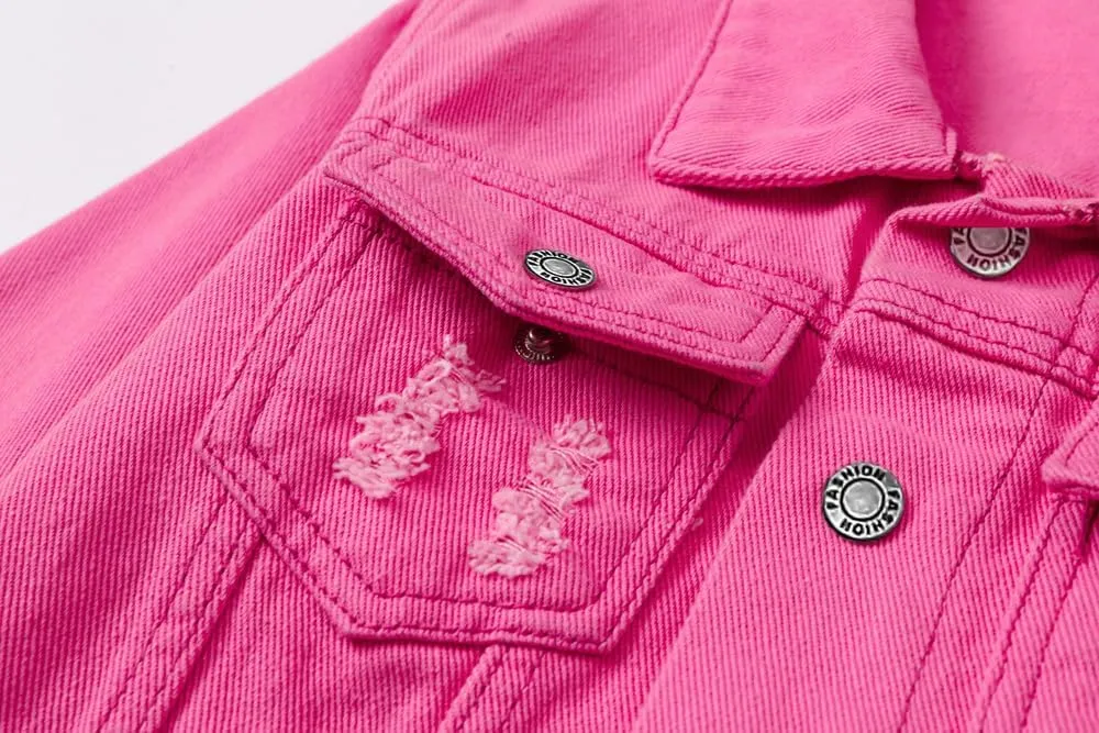 Cromoncent Classic Denim Jacket for Boys Girls