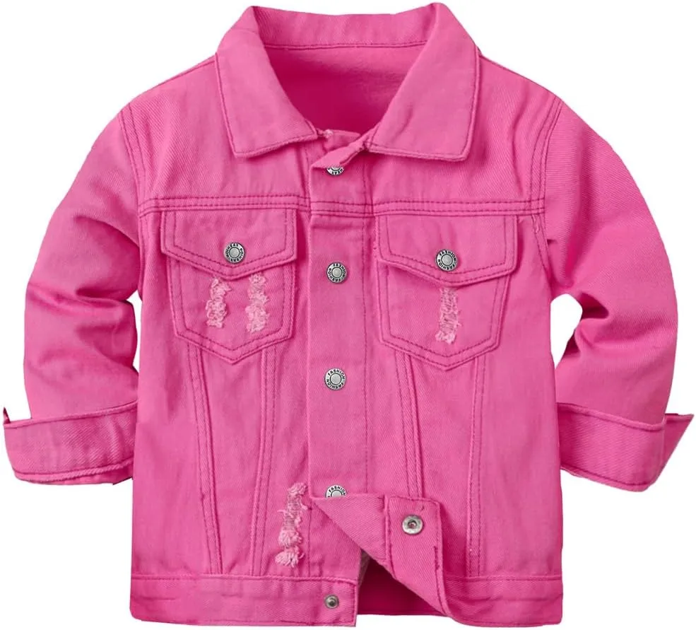 Cromoncent Classic Denim Jacket for Boys Girls