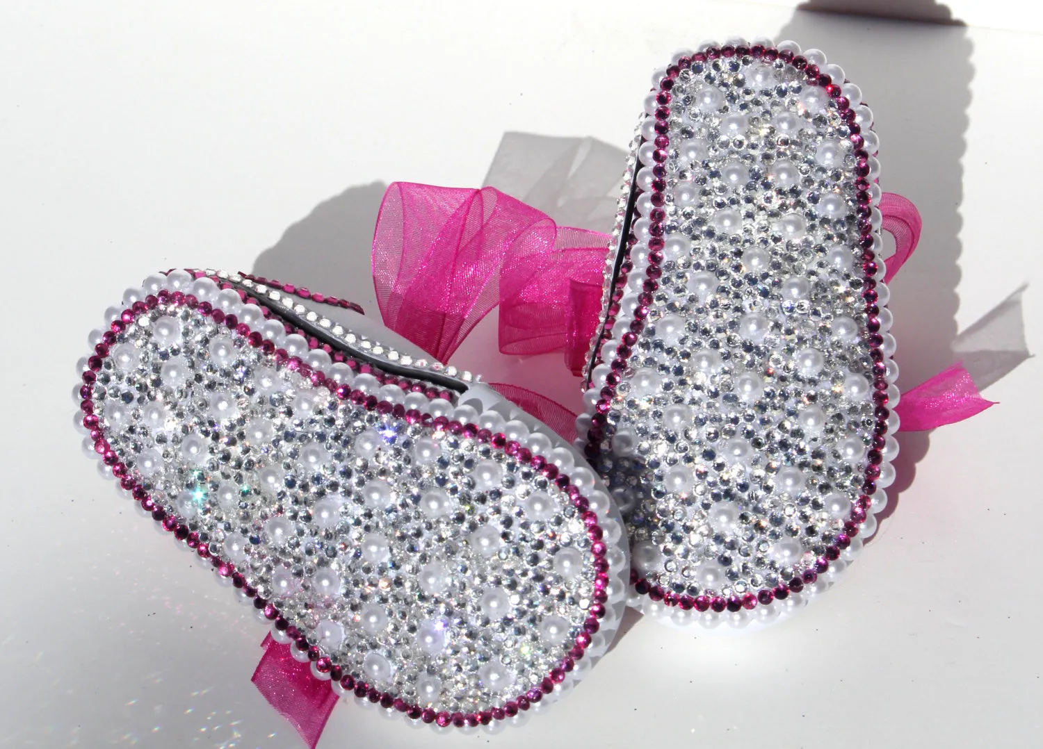 Crystal Converse Crib Shoes