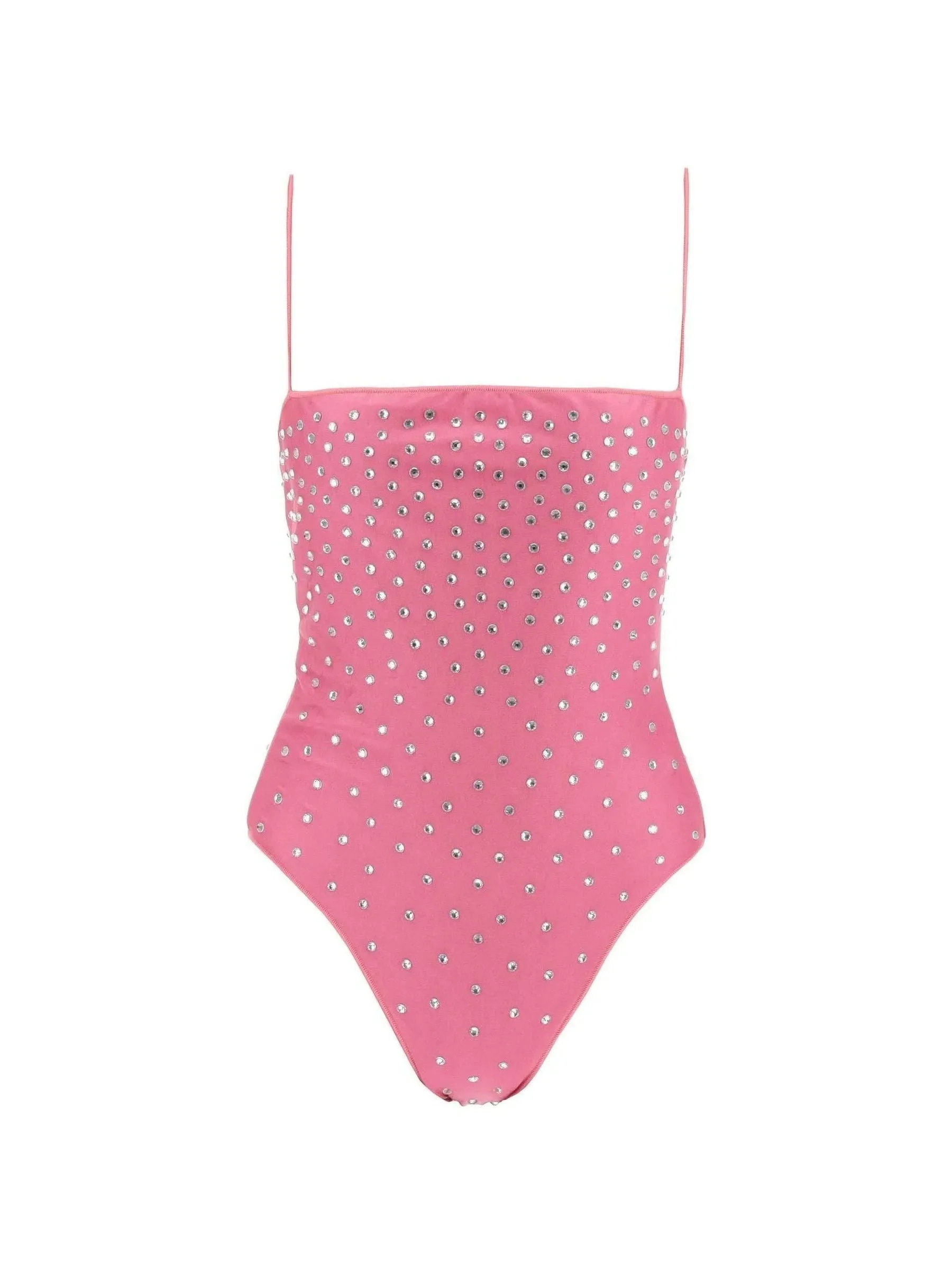 Crystal-Embellished One-Piece Swimsuit