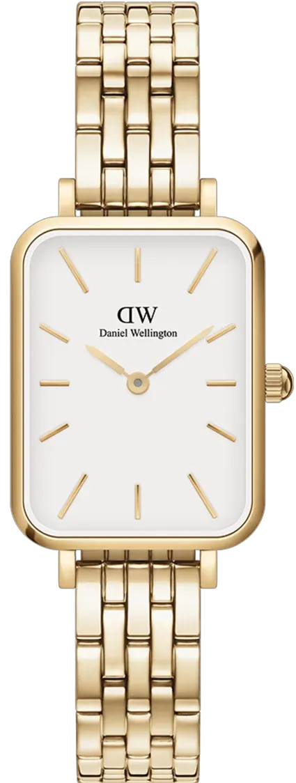 Daniel Wellington Quadro Lumine 5-Link Evergold