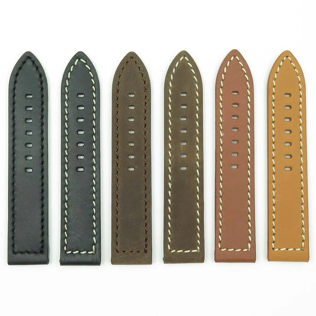 DASSARI Bentley Thick Natural Leather Strap