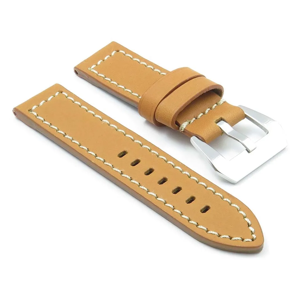 DASSARI Bentley Thick Natural Leather Strap