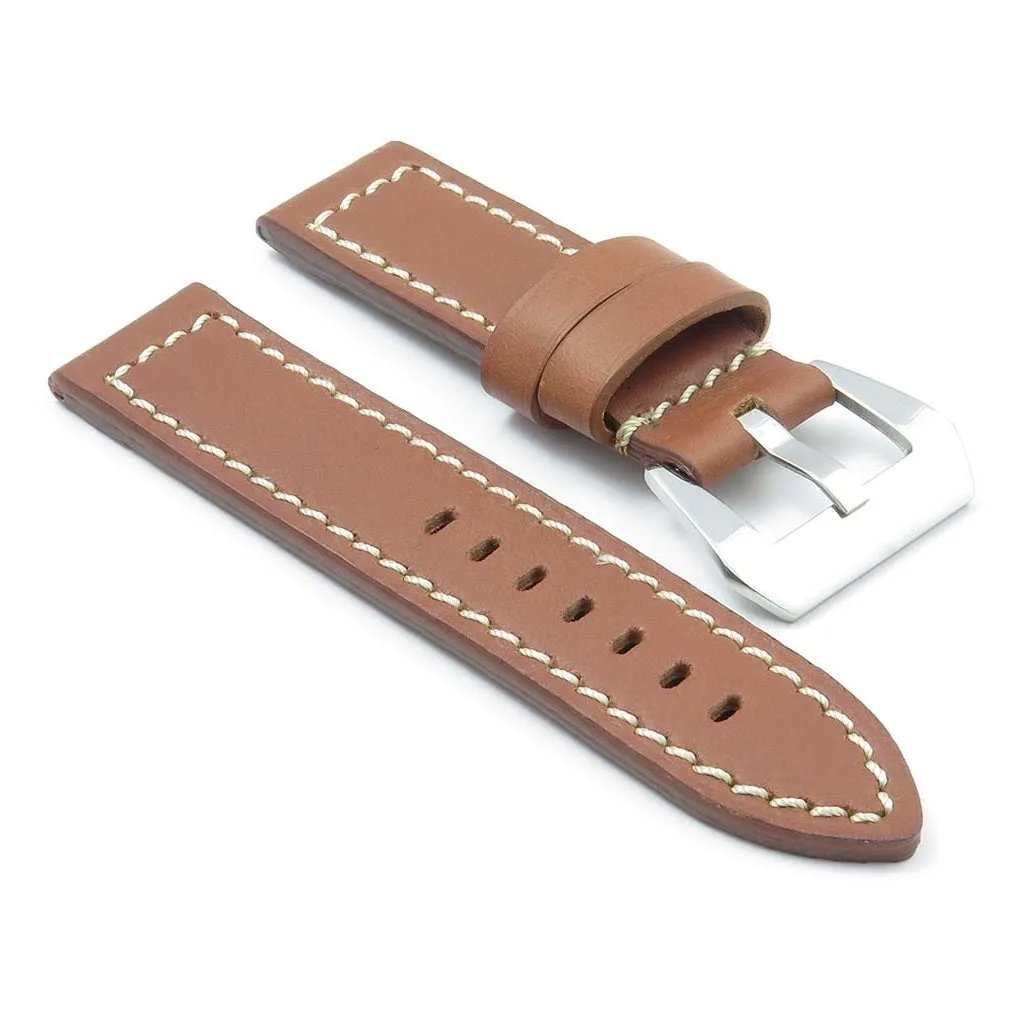 DASSARI Bentley Thick Natural Leather Strap