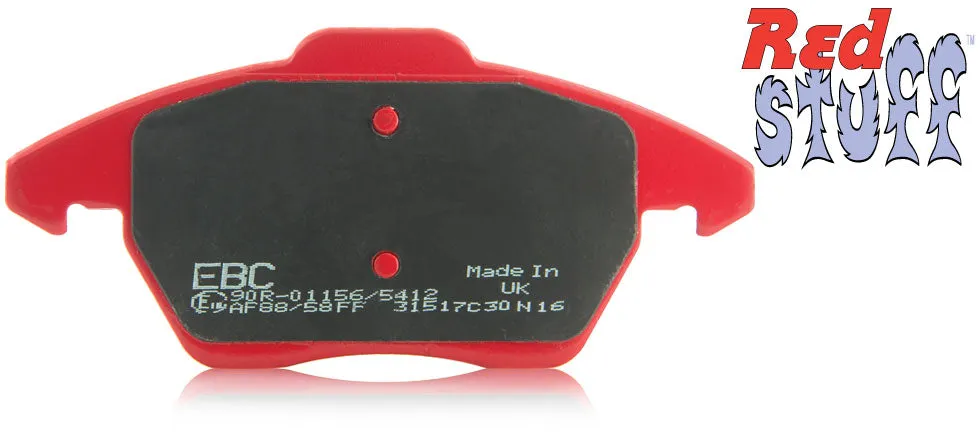 EBC Redstuff Ceramic Brake Pads Mini Convertible R57 J.C Works 1.6L Turbo (09-16) Front or Rear