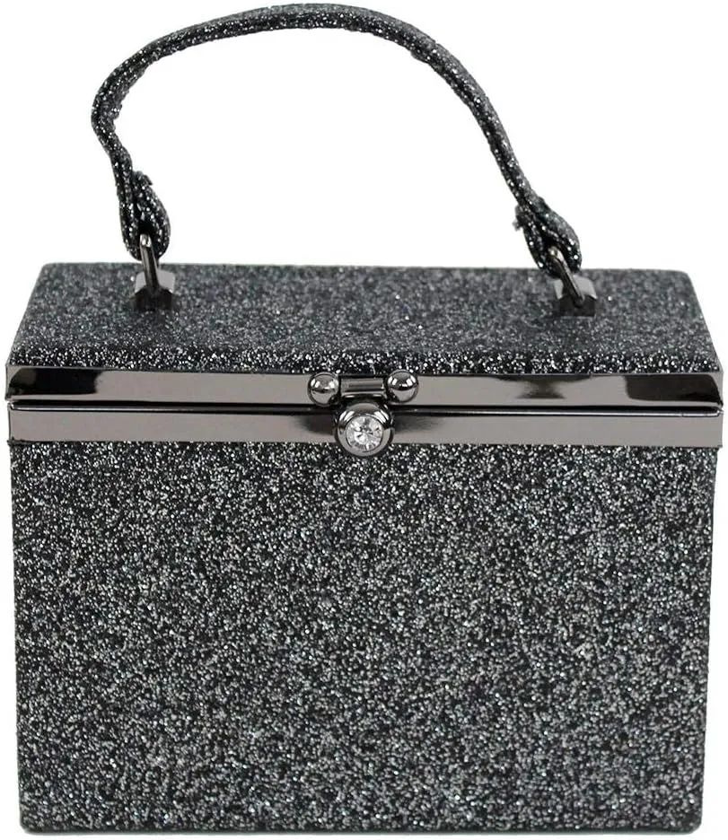 Eferri Women's Classic Clutch Evening Bag, Black
