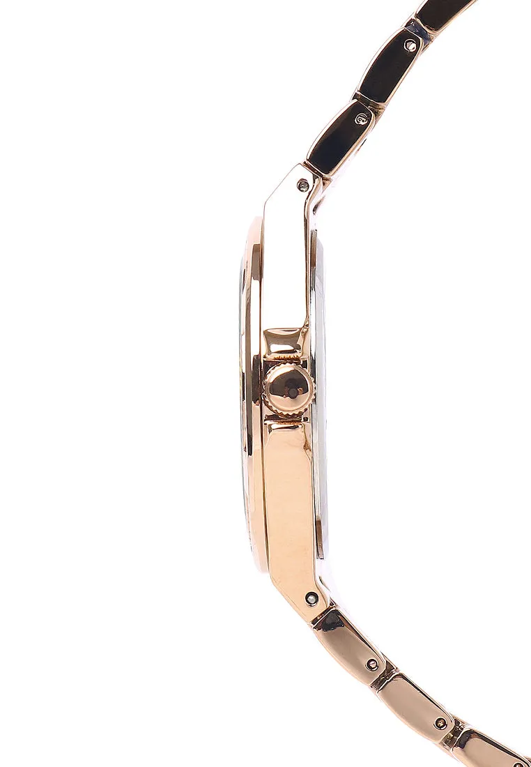 Elle Rose Gold  Metal Watch (Salmon)