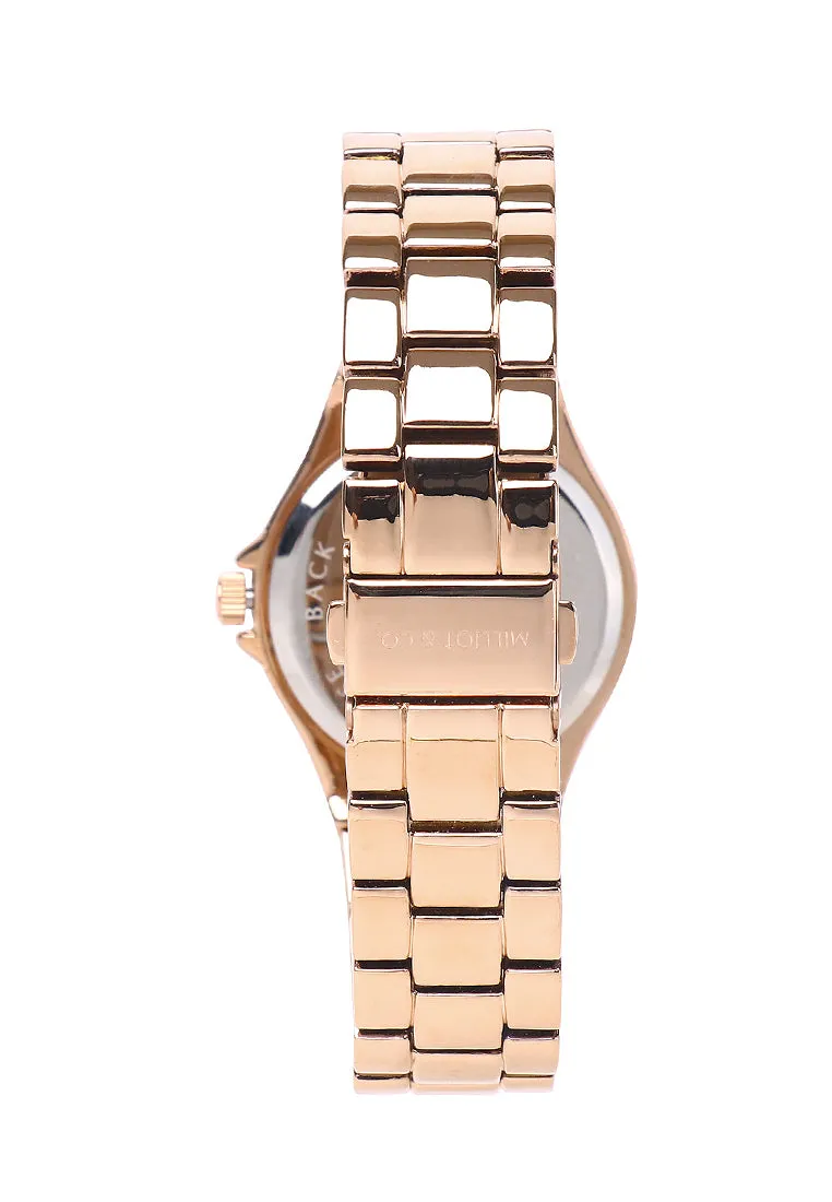Elle Rose Gold  Metal Watch (Salmon)