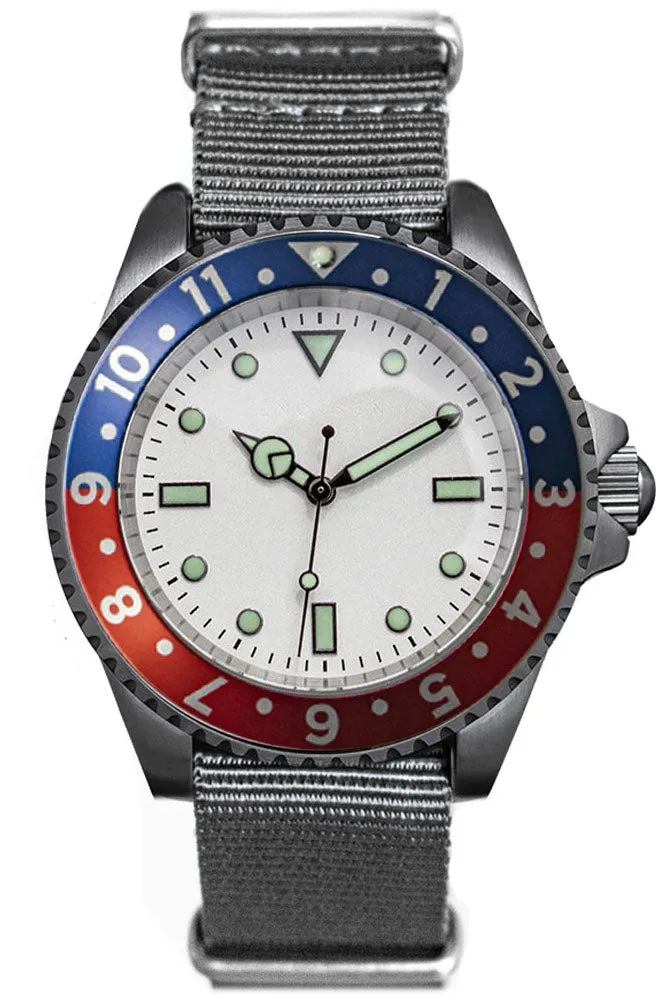 ENO Watch Dive E2/HW PanAm Red & Blue 12 Hour Special Edition