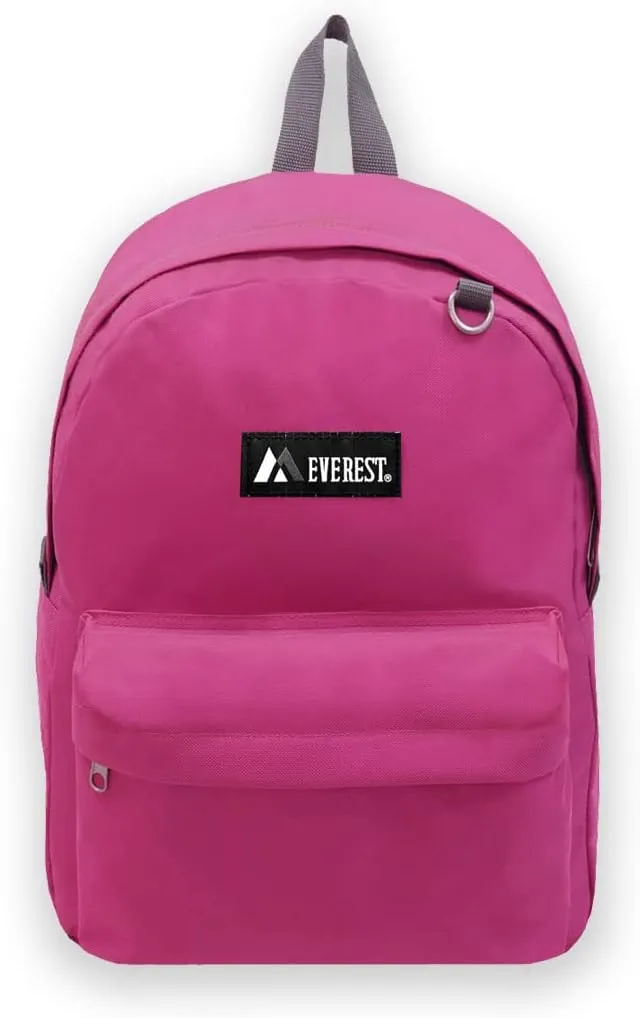 Everest Classic Backpack, Magenta Orchid, One Size