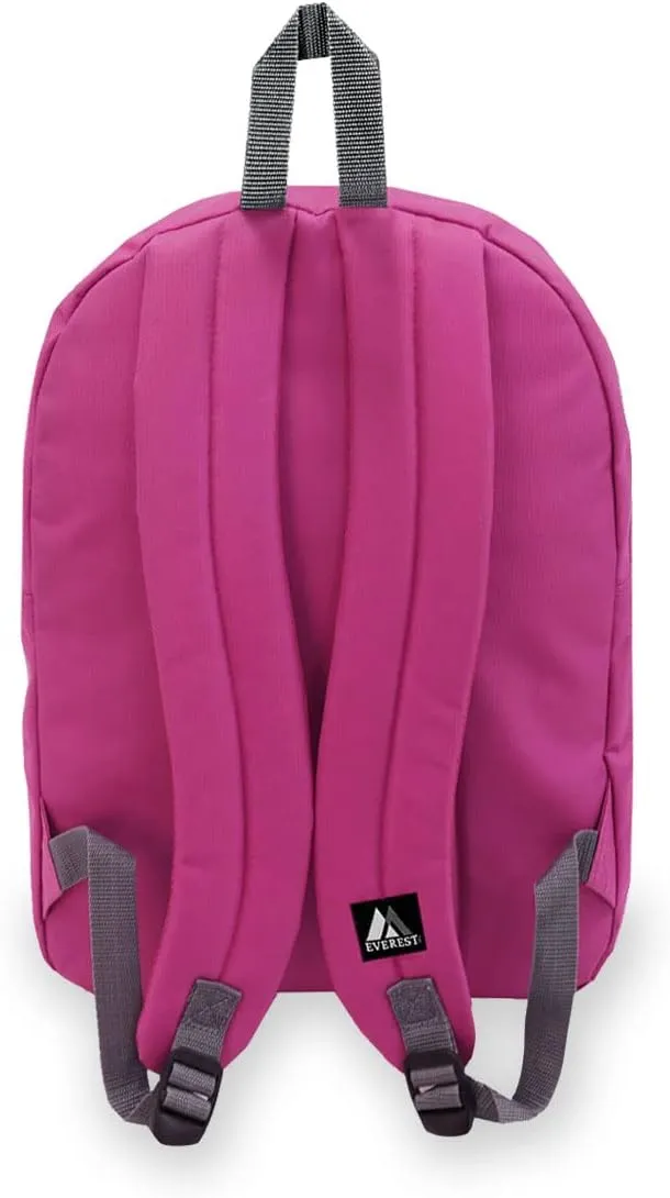 Everest Classic Backpack, Magenta Orchid, One Size