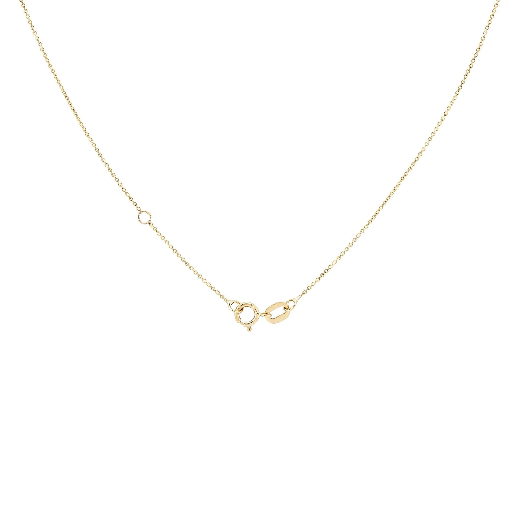 Everyday Little Crescent Moon Necklace (14K Gold)