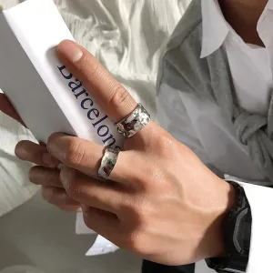 Fold Texture Irregular Ring