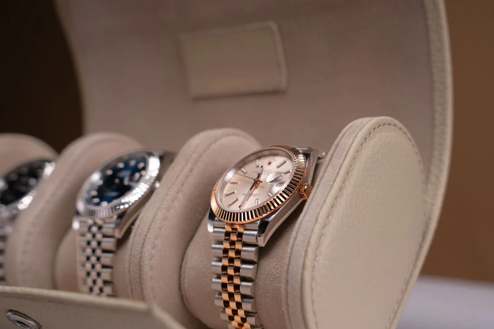 Galata Togo Light Cream Watch Roll