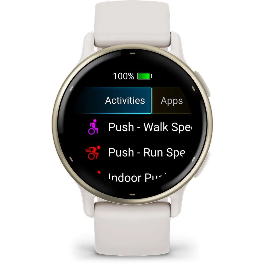 Garmin Vivoactive 5 Smart Watch - Cream Gold with Ivory case