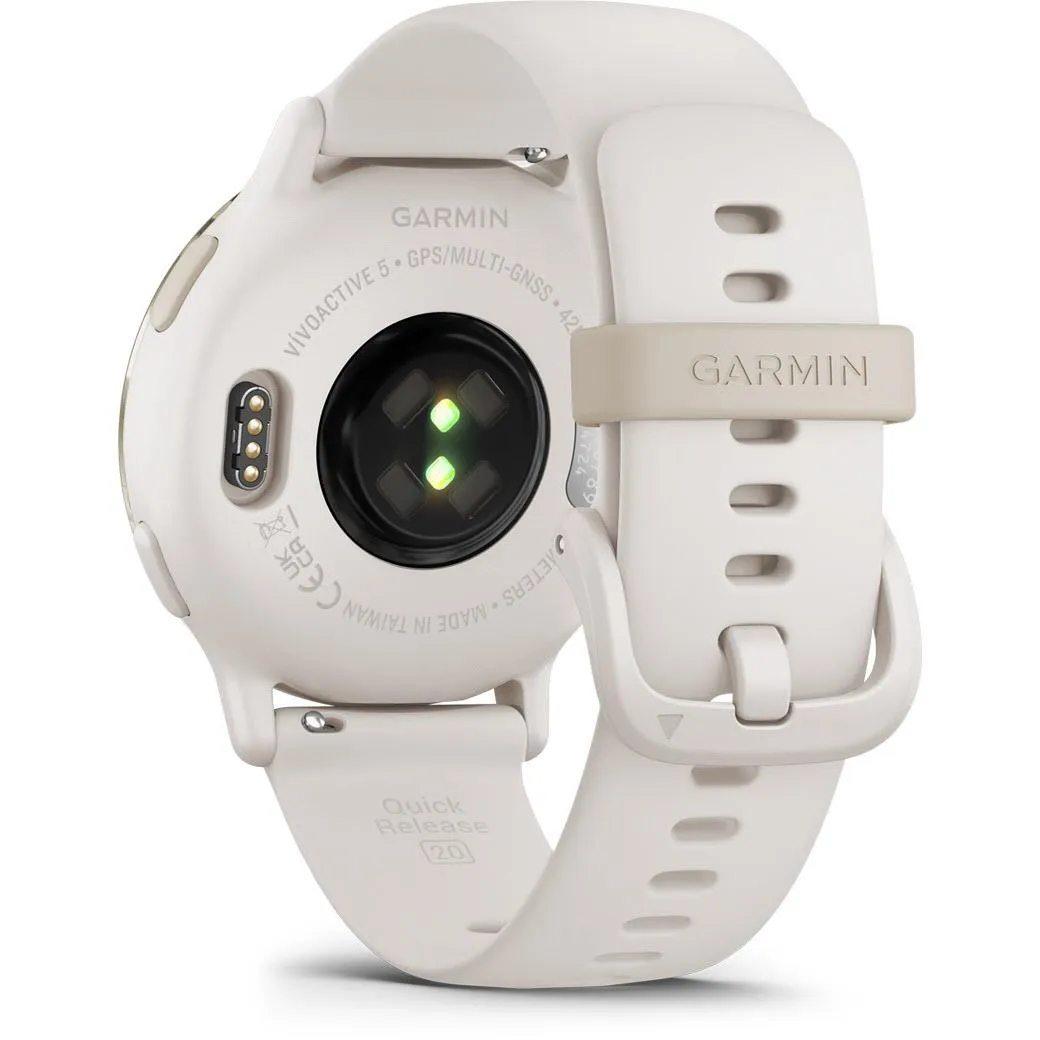 Garmin Vivoactive 5 Smart Watch - Cream Gold with Ivory case