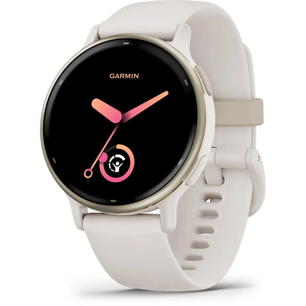 Garmin Vivoactive 5 Smart Watch - Cream Gold with Ivory case