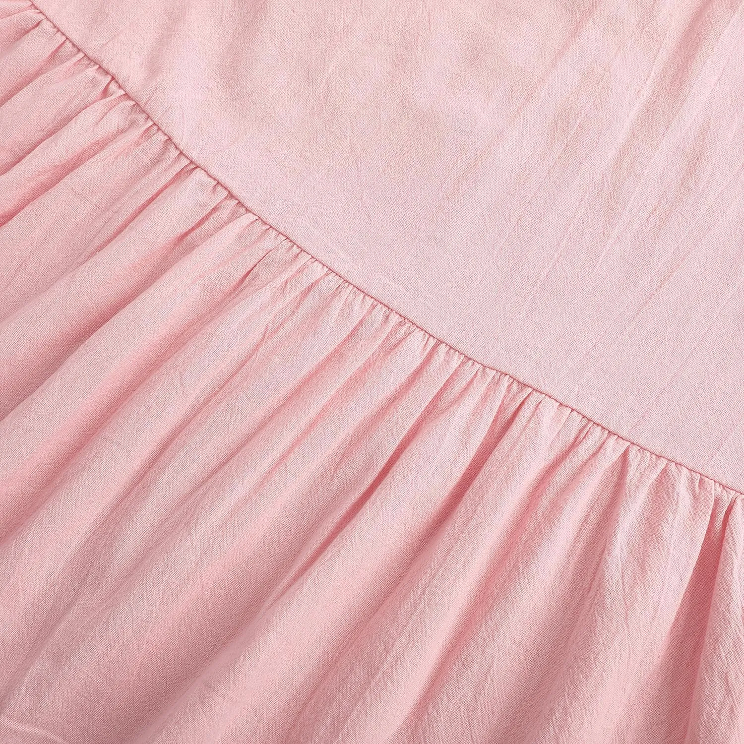 Girls Maxi Skirts Button Front High Waisted Long Skirt with Belt Ruffled Skirts with Pocke