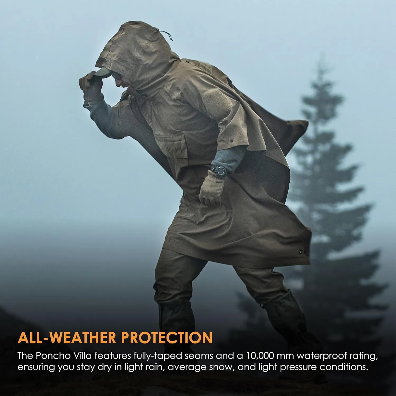 HAZARD 4 PonchoVilla Classic - Original Technical Softshell Poncho