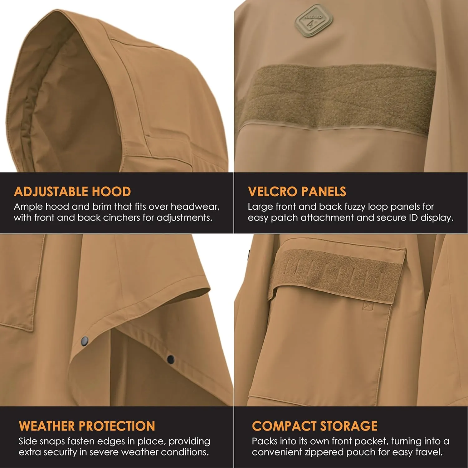 HAZARD 4 PonchoVilla Classic - Original Technical Softshell Poncho