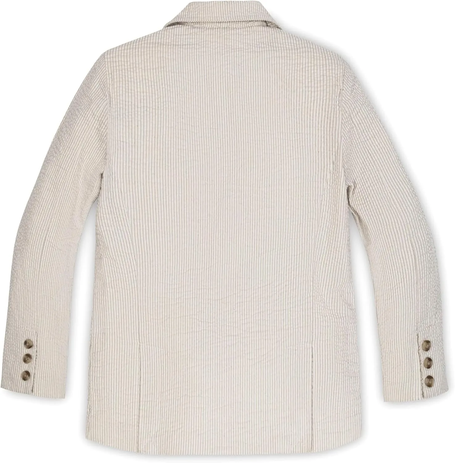 Hope & Henry Boys' Classic Seersucker Suit Jacket