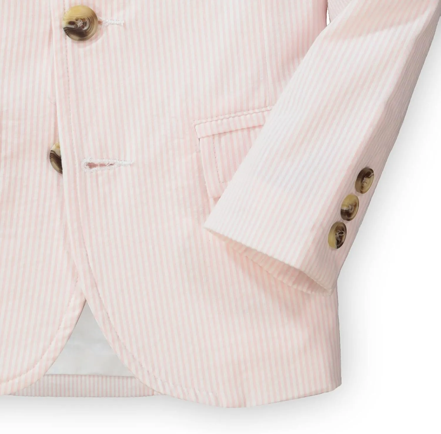 Hope & Henry Boys' Classic Seersucker Suit Jacket