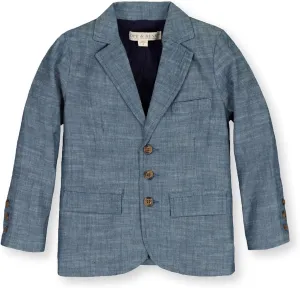 Hope & Henry Boys' Classic Seersucker Suit Jacket