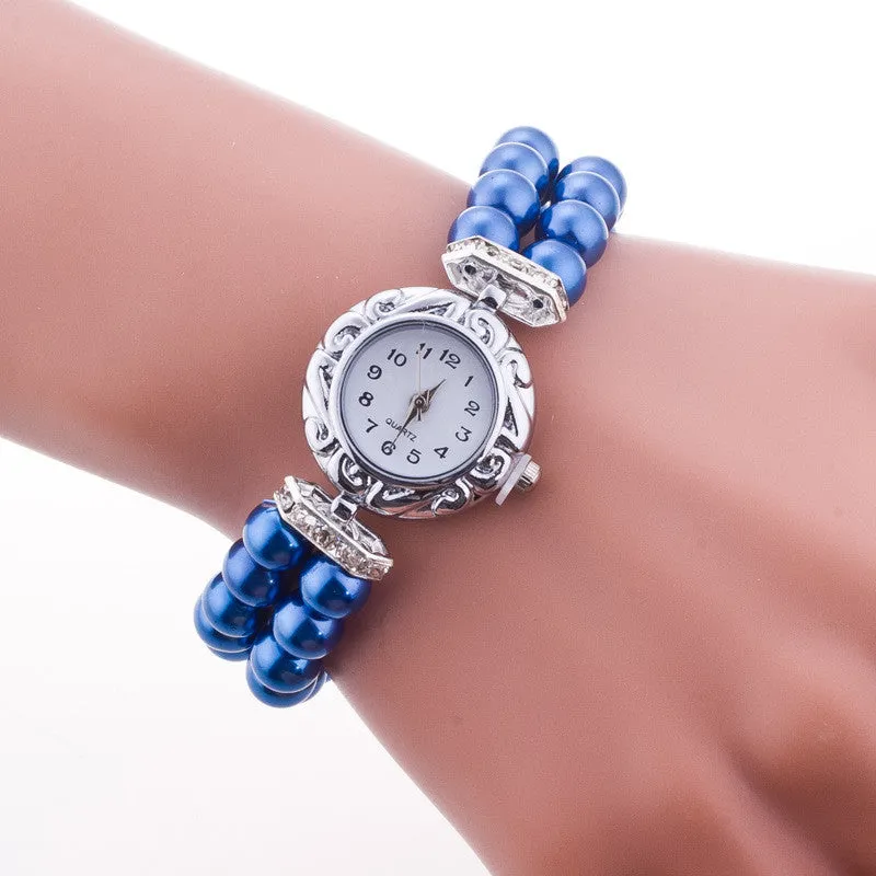 Hot Style Pearl Beads Watch