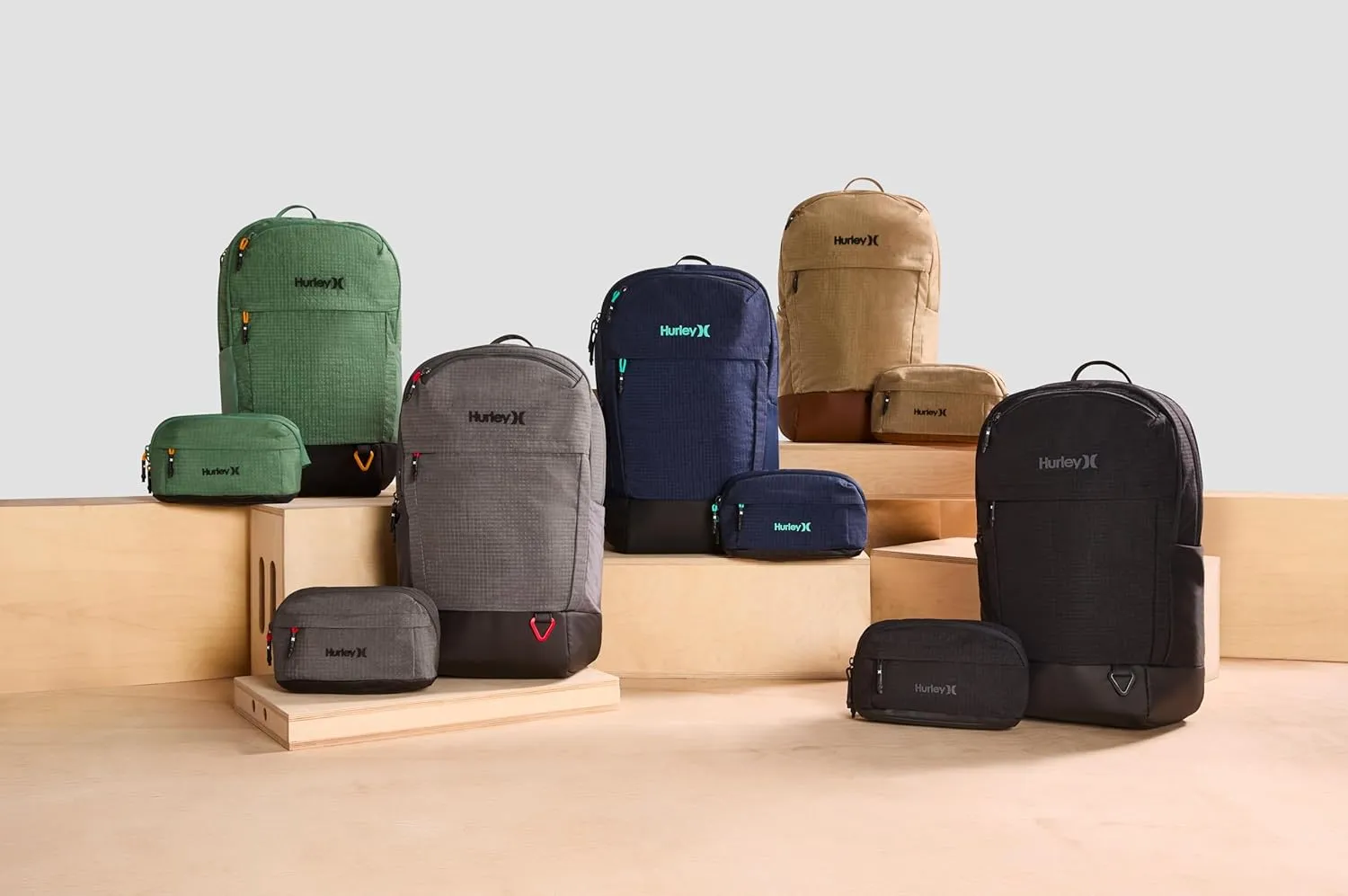 Hurley Mens Classic Backpack, Cilantro, One Size