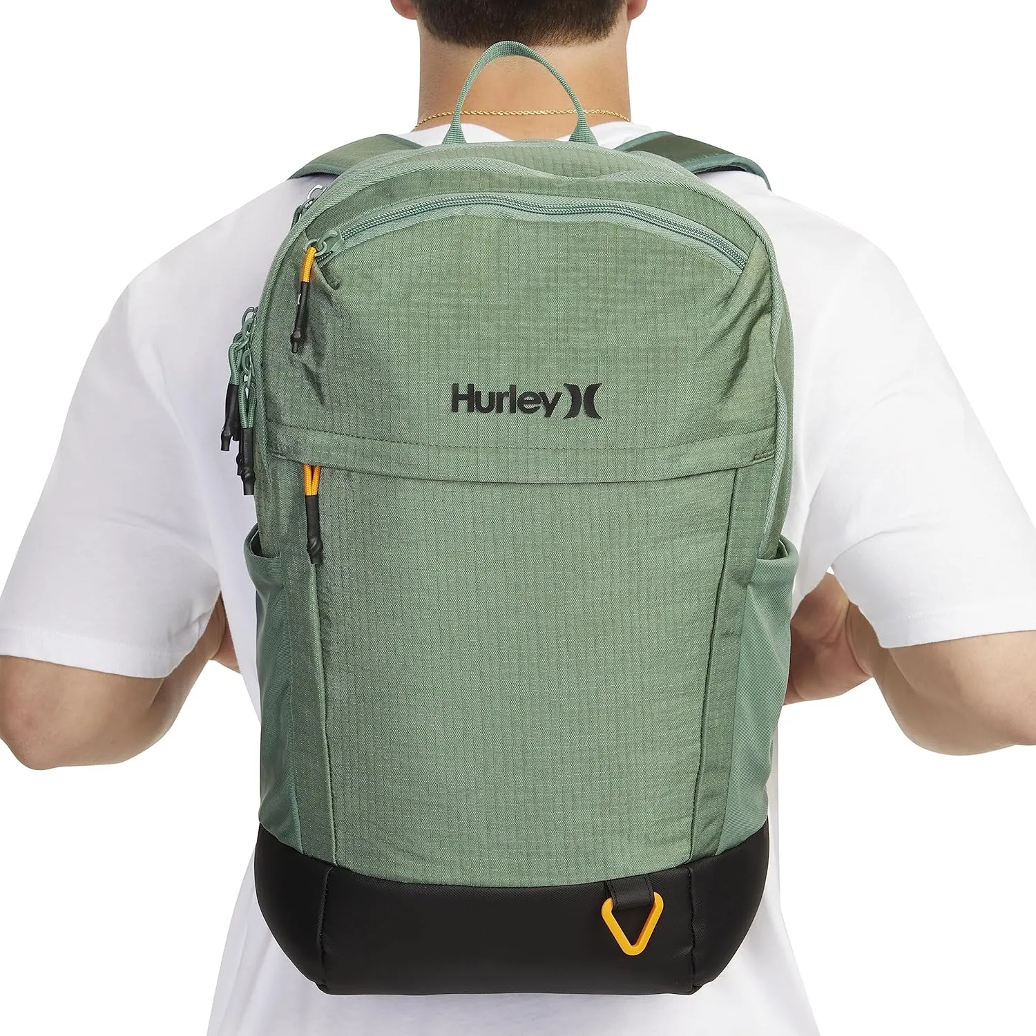 Hurley Mens Classic Backpack, Cilantro, One Size