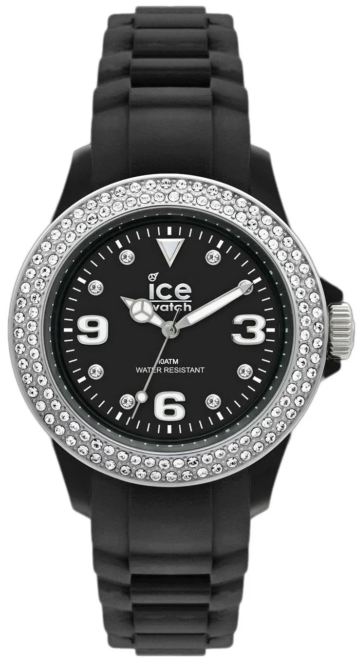 Ice Watch Stone Black Silver Small