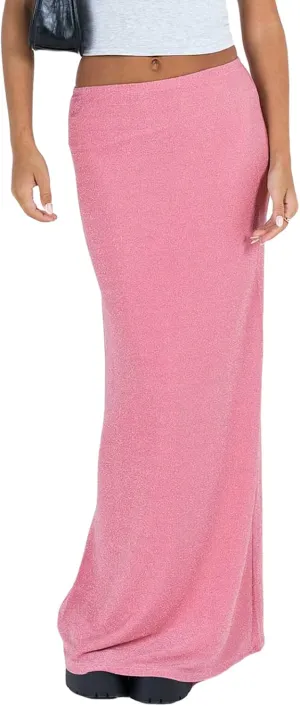 iTranyee Women Y2k Solid Color Pencil Maxi Skirt Trendy Elastic Waist Long Wrap Skirts Sexy Bodycon Stretchy Skirt Streetwear