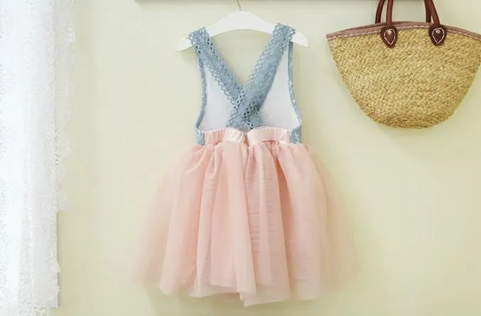 Jorja Pinafore in Blue