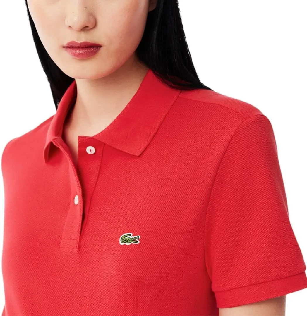 Lacoste Women's Regular Fit Soft Cotton Petit Pique Polo