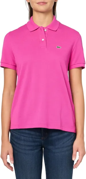 Lacoste Women's Regular Fit Soft Cotton Petit Pique Polo