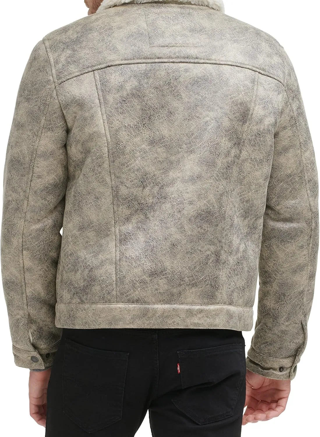 Levi's Men's Faux Leather Classic Trucker Jacket