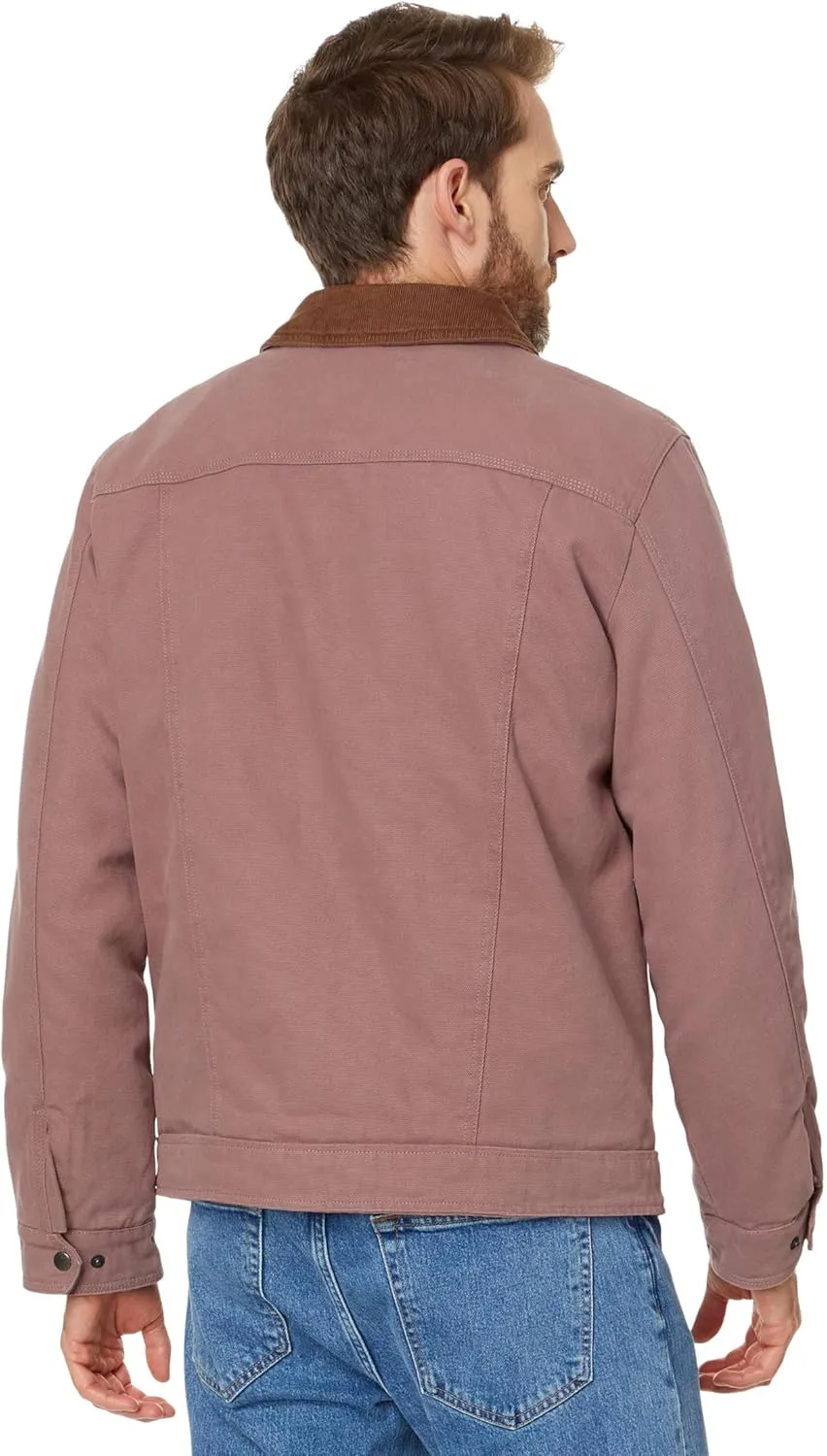 Levi's Men's Workwear Cotton Canvas Corduroy Collar Depot Jacket