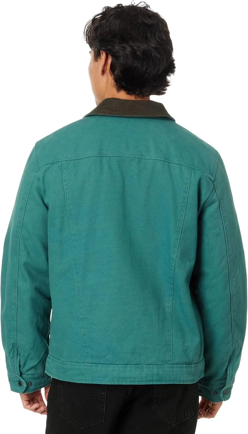 Levi's Men's Workwear Cotton Canvas Corduroy Collar Depot Jacket